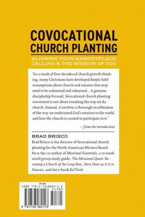 Covocational Church Planting: Aligning Your Marketplace Calling & the Mission of God