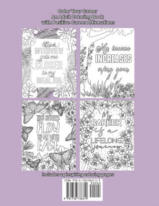 Color Your Career: An Adult Coloring Book with Positive Career Affirmations