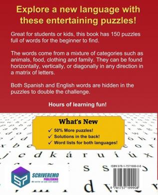 Beginner's Spanish Word Searches Second Edition - Volume 1