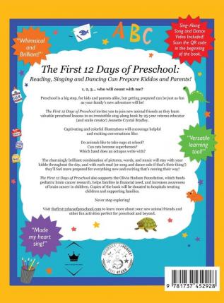 The First 12 Days of Preschool: Reading Singing and Dancing Can Prepare Kiddos and Parents!