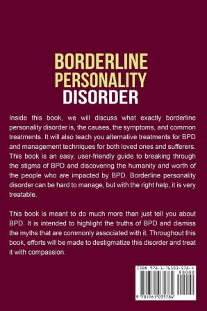 Borderline Personality Disorder: A Guide to Understanding Managing and Treating BPD