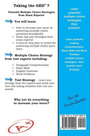 GED Test Strategy: Winning Multiple Choice Strategies for the GED Test