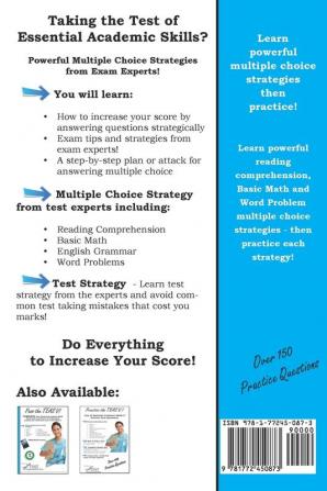 TEAS Test Strategy!: Winning Multiple Choice Strategies for the Test of Essential Academic Skills