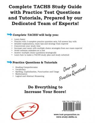 Complete TACHS!: Test for Admission into Catholic HIgh School Study Guide and Practice Test Questions