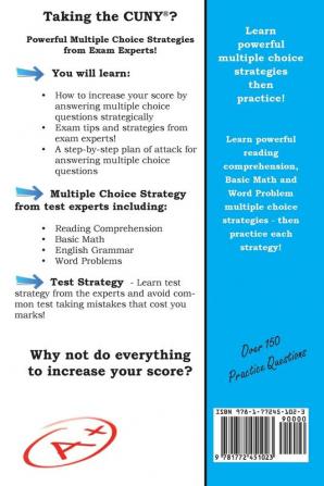 CUNY Test Strategy: Winning Multiple Choice Strategies for the CUNY test!