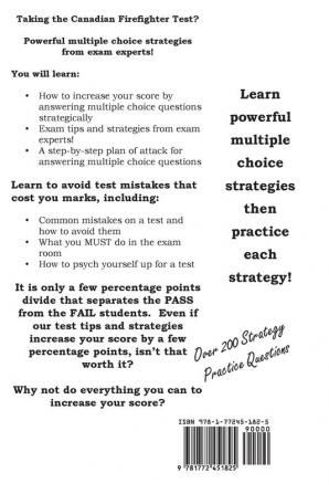 Canadian Firefighter Test Strategy: Winning Multiple Choice Strategies for the Canadian Firefighter Test