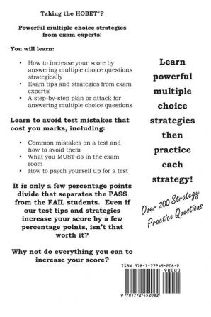 HOBET Test Strategy: Winning Multiple Choice Strategies for the Health Occupations Basic Entrance Test