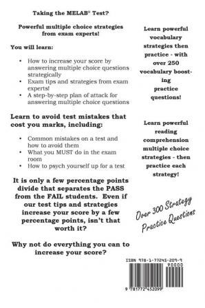 MELAB Test Strategy: Winning Multiple Choice Strategies for the Michigan English Language Assessment Battery