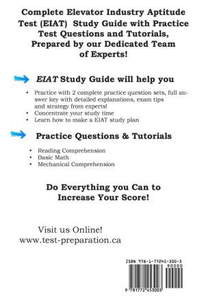 EIAT Test Prep: Complete Elevator Industry Aptitude Test study guide and practice test questions