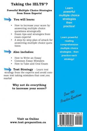 IELTS Test Strategy! Winning Multiple Choice Strategies for the International English Language Testing System