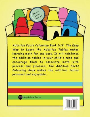 Addition Facts Colouring Book 1-12: The Easy Way to Learn the Addition Tables