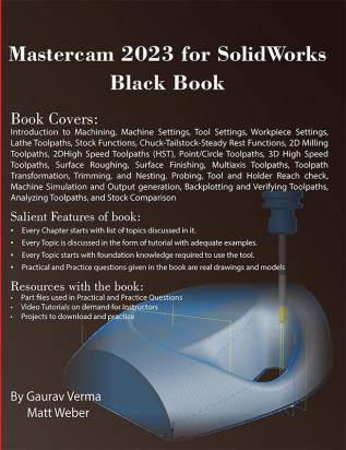 Mastercam 2023 for SolidWorks Black Book