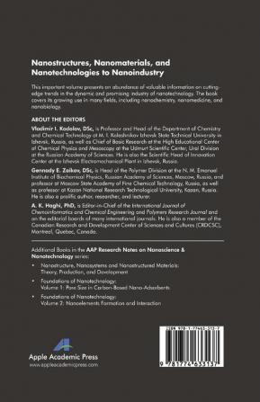 Nanostructures Nanomaterials and Nanotechnologies to Nanoindustry