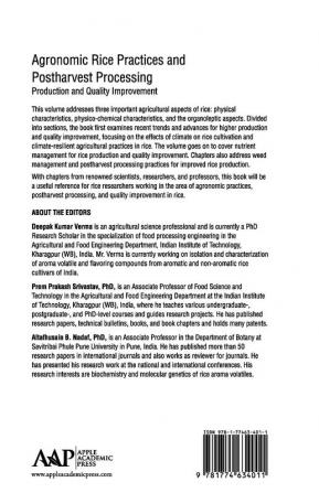 Agronomic Rice Practices and Postharvest Processing
