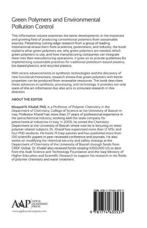 Green Polymers and Environmental Pollution Control