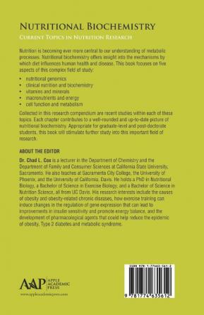 Nutritional Biochemistry