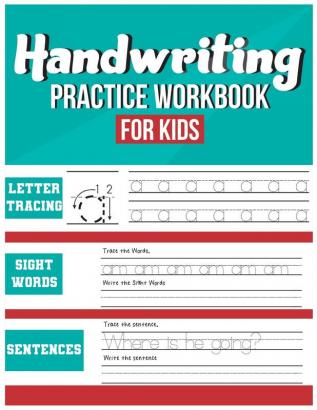 Handwriting Practice Workbook for Kids