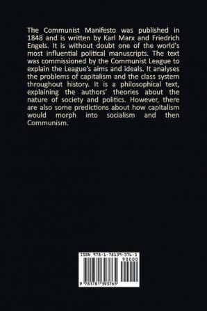 Manifesto Of The Communist Party - The Communist Manifesto