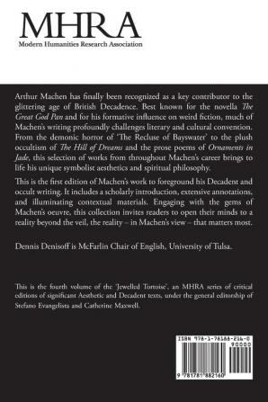 Decadent and Occult Works by Arthur Machen: 4 (Mhra Jewelled Tortoise)