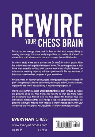 Rewire Your Chess Brain: Endgame studies and mating problems to enhance your tactical ability (Everyman Chess)