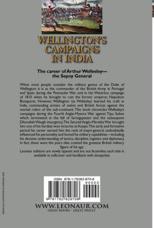 Wellington's Campaigns in India: Military Campaigns on the Sub-Continent 1797-1805