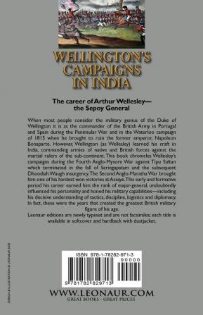 Wellington's Campaigns in India: Military Campaigns on the Sub-Continent 1797-1805