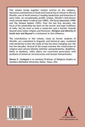 Religion and Identity in South Asia and Beyond: Essays in Honor of Patrick Olivelle (Anthem South Asian Studies)