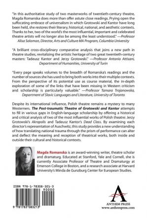 The Post-traumatic Theatre of Grotowski and Kantor: History and Holocaust in ‘Akropolis’ and ‘Dead Class’: 2 (Anthem European Studies)