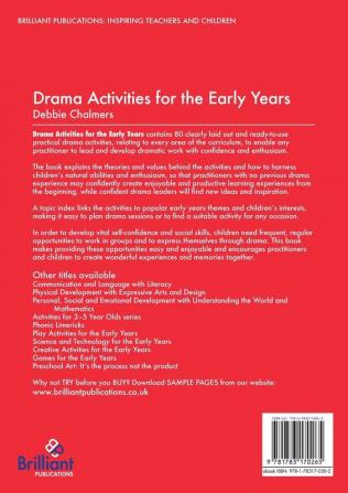 Drama Activities for the Early Years: Promoting Learning across the Foundation Curriculum (Foundation Blocks)