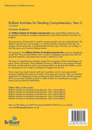 Brilliant Activities for Reading Comprehension Year 2 (2nd Ed): Engaging Stories and Activities to Develop Comprehension Skills