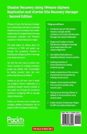 Disaster Recovery Using VMware vSphere Replication and vCenter Site Recovery Manager - Second Edition
