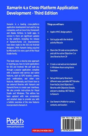 Xamarin 4.x Cross-Platform Application Development - Third Edition
