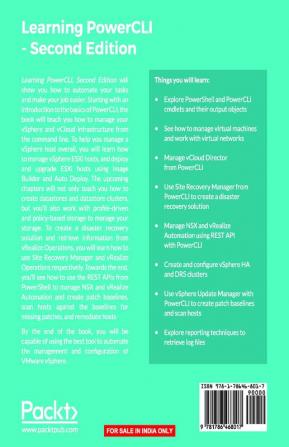 Learning PowerCLI - Second Edition