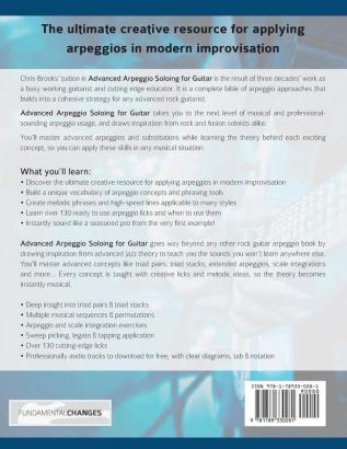 Advanced Arpeggio Soloing for Guitar:: Creative Arpeggio Studies for Modern Rock & Fusion Guitar