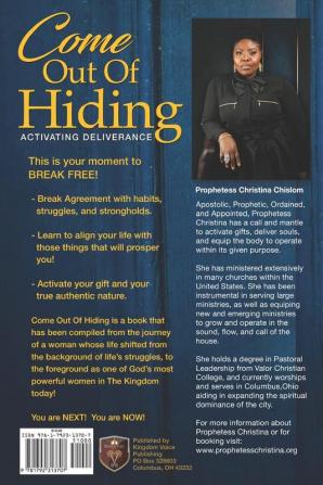 Come Out Of Hiding: Activating Deliverance