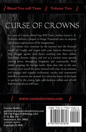 Curse Of Crowns Blood You Will Taste: Blood You Will Taste: 2 (The War on All Shores)