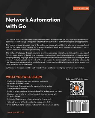 Network Automation with Go: Learn how to automate network operations and build applications using the Go programming language