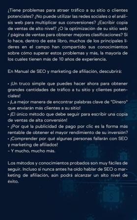 Manual de SEO y Marketing de Afiliación: Siga Esta Guía Paso a Paso Para Principiantes Avanzados Para Ganar Dinero en Línea con la Optimización de ... de Afiliados; ¡Aprende los Secretos AHORA!