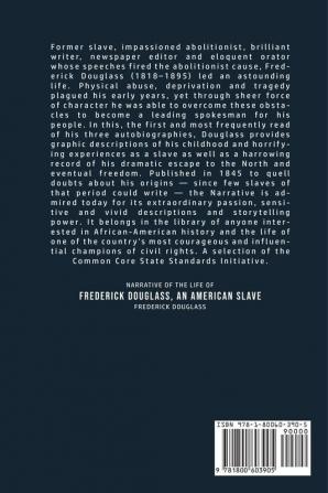 Narrative of the Life of Frederick Douglass an American Slave