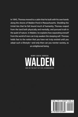 Walden and On the Duty of Civil Disobedience