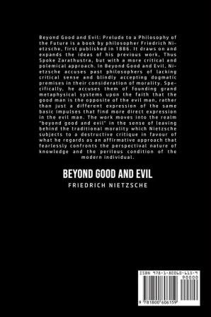 Beyond Good and Evil