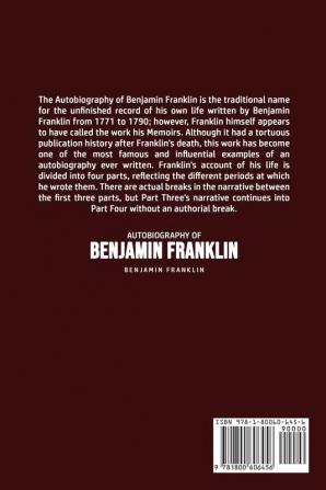 Autobiography of Benjamin Franklin