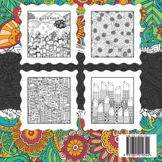 150 Wonderful and Playful Patterns: A Huge Relaxing Book For for Teens and Adults