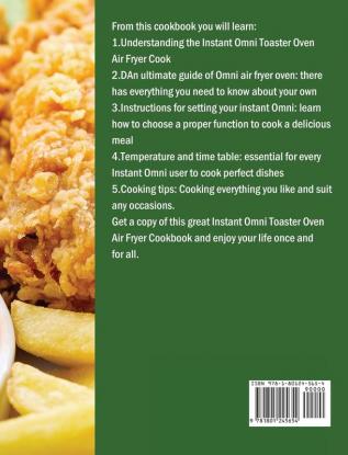 Instant Omni Toaster Oven Air Fryer Cookbook: The Complete Instant Omni Toaster Oven Air Fryer Guide with 800 Easy and Healthy Recipes