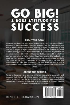 Go Big! A BOSS Attitude for Success