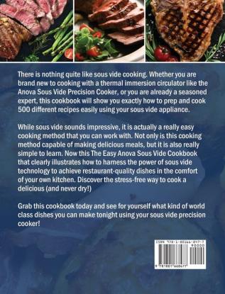 The Easy Anova Sous Vide Cookbook: 500 Delicious & Healthy Anova Sous Vide Recipes to Jump-Start Your Day