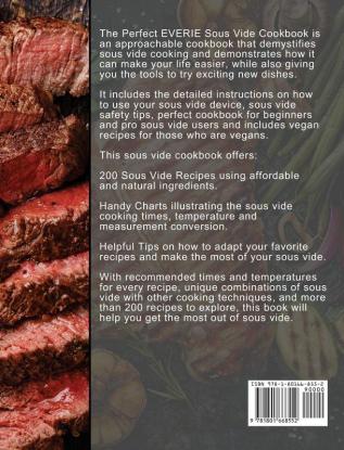 The Perfect EVERIE Sous Vide Cookbook: 200 Easy Restaurant-Quality Meals at Home