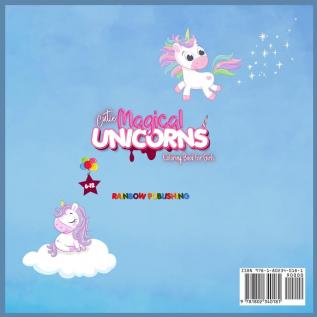 Cutie Magical Unicorns Coloring book for girls 6-12: An Adorable children's activities and coloring book full of cutie and magical unicorns.