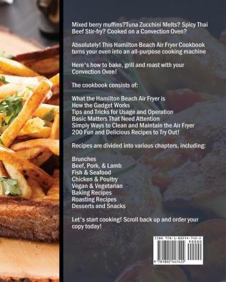 The Newest Hamilton Beach Air Fryer Cookbook: The Newest Cookbook with Air Fryer Recipes for your Whole Family