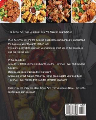 Tower Air Fryer Cookbook for Beginners: Quick And Easy Budget Friendly Air Fryer Recipes